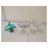 Bowls, Basket, and Candle Holders