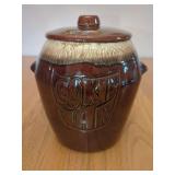 McCoy Brown Drip Glaze Cookie Jar - #7024