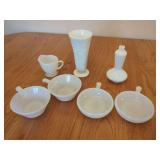 Fire King Milk Glass Assortment