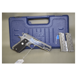 Colt Government Model MKIV Series 80 1911 Bright Stainless Steel Pistol In .38 Super,