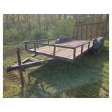 L15A- 16 FT DUAL AXLE TRAILER