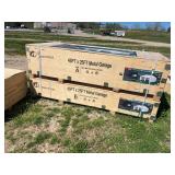 L6- 45FTx25FT Double Garage Steel Barn Shed