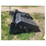 L7- CATERPILLAR LR18B SKID-STEER LADSCAPE RAKE ATTACHMENT