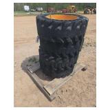 L7- PALLET OF FOUR TIRES + WHEELS