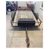 5x8 UTILITY TRAILER W/TOOLBOX