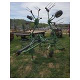 L10- AGCO 4 BASKET HAY TEDDER