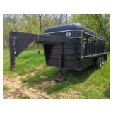 L15A - 16 FT GOOSENECK CATTLE TRAILER