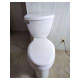 White Standard Height Toilet
