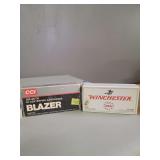 Winchester 9mm and Blazer .380 Ammunition