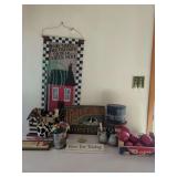 Painted Americana Decoratives Grouping