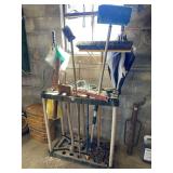 Shelf with Garden Tools and Accessories