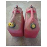 Two Essence and Mexico Brand Gasoline Containers
