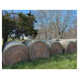Fifteen Round Bales of Hay