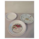 Three Pie Baking Dishes