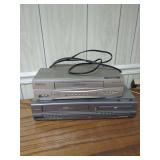 Emerson EWV603 Video Cassette Recorder and Magnavox MWD220S DVD/VCR Player Combination
