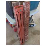 Adjustable Steel Scaffold Support with Wood Bracing