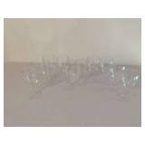 Set of Ten Stemmed Wine Glasses