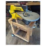 DeWalt DW788 Type 1 Scroll Saw with Custom Cart