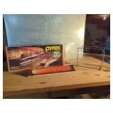 Pyrex Bake A Round Glass Baking Tube and Rack