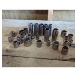 Socket Set with Various Sizes