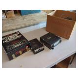 Sparkomatic SR334 Auto Reverse Cassette AM/FM Stereo and Realistic Stereo 8 Player with Box