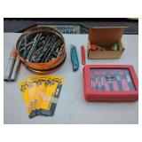 Tools with DeWalt Drill Bits and Accessories