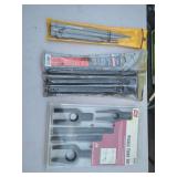 Automotive Tool Collection Including Lisle Pickle Fork Kit and Craftsman Chisel Sets