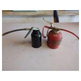 Two Industrial Oiler Dispensers