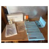 Laboratory Blood Typing and Microscopy Supplies Assortment