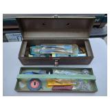 Tool Box with Tools and Hardware