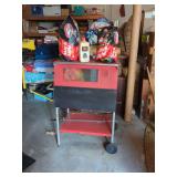 Structo Charcoal Grill with Kingsford Match Light Charcoal and Charcoal Starter Fluid