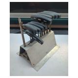 VACO T-Handle Hex Key Set with Metal Stand