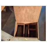 Wooden Toolbox with Assorted Tools