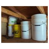 Lot of Assorted Pails and Buckets