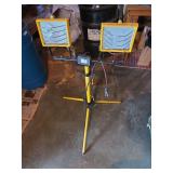 Twin Head Work Light on Tripod Stand
