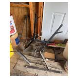 Metal Post Driver and Farm Implement Attachment