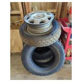 Vehicle Tires and Steel Rim Assortment