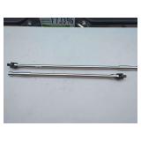 Chrome Vanadium Swivel Head Breaker Bars, Two