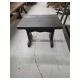 Primitive Style Wood Side Table