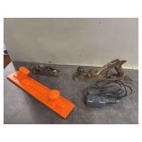 Three Wood Planes with Hot Knife