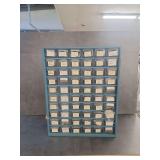 Drill Bit Assortment in Organizer Cabinet