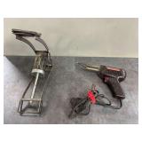 Bell Foot Pump and Weller S-500 Soldering Gun