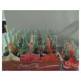 Coca-Cola Glass Bottles with Wooden and Cardboard Carriers