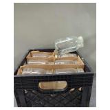 Crate of Assorted Mason Jars
