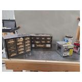 Component Storage Cabinet with Hardware and Fasteners