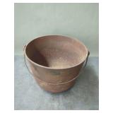 Cast Iron Kettle with Handle and Three Legs