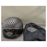 Harley-Davidson HD-B13 Motorcycle Helmet with Storage Bag