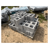 Pallet of Concrete Blocks