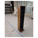 Freestanding Media Storage Shelf