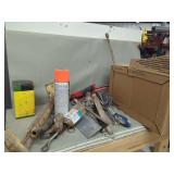 Assorted Hand Tools, Wrenches, and John Deere Fuel Filter